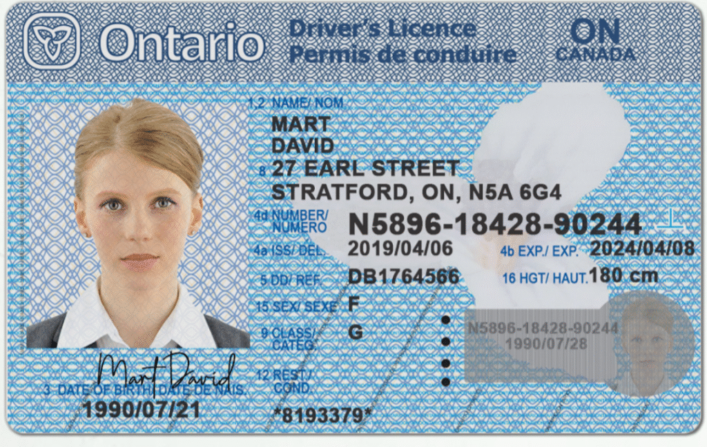 fake ontario driver license for sale online